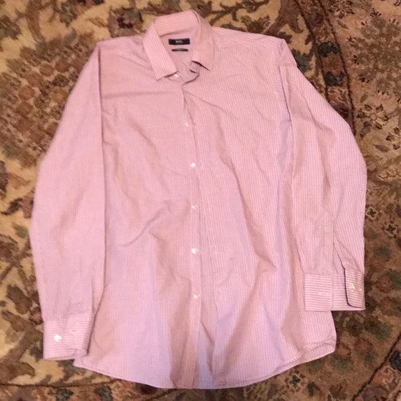 Men’s Hugo Boss checkered dress shirt - Picture 1 of 4